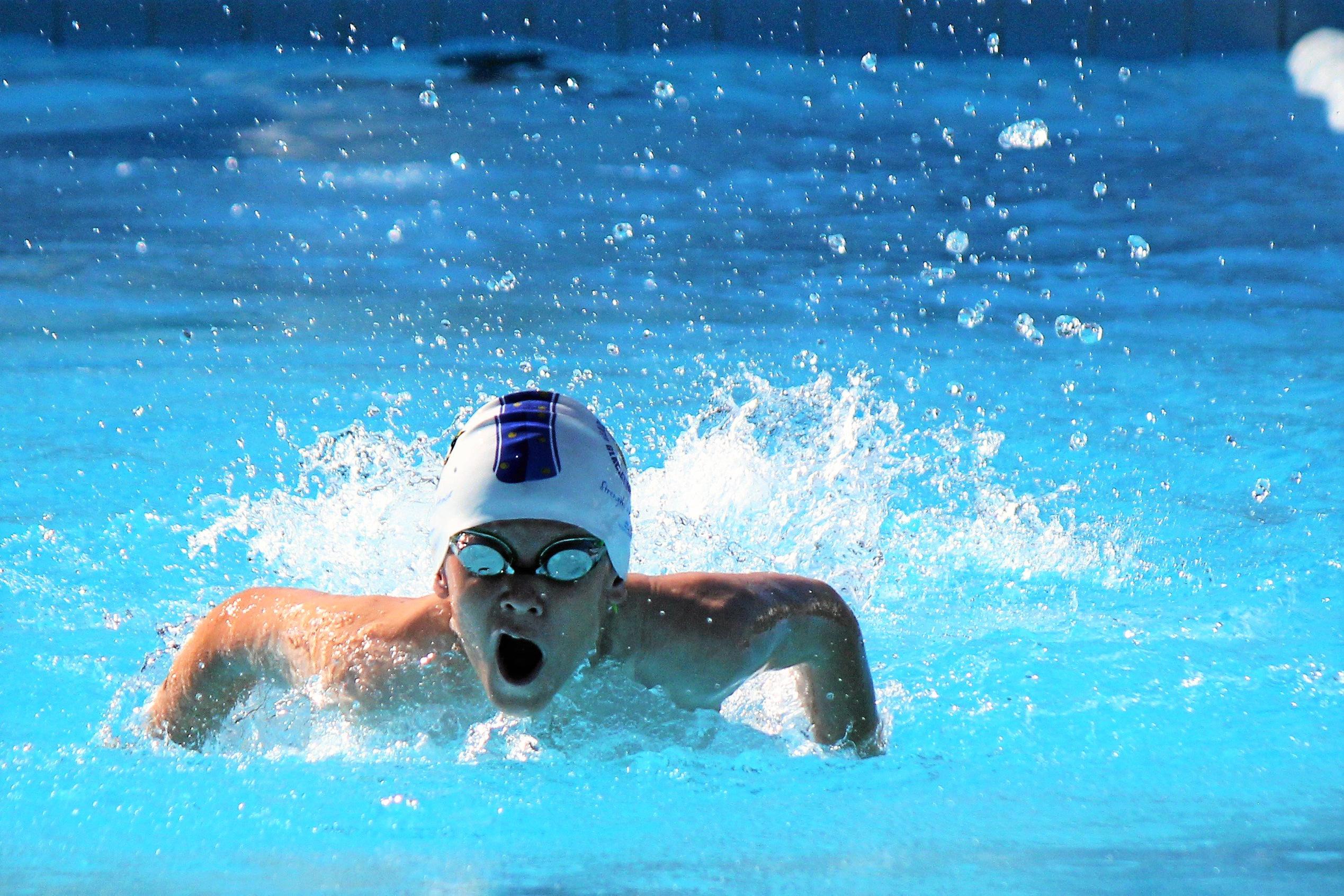 Dallas Plunkett in the butterfly. Picture: Rebecca Devine 050819