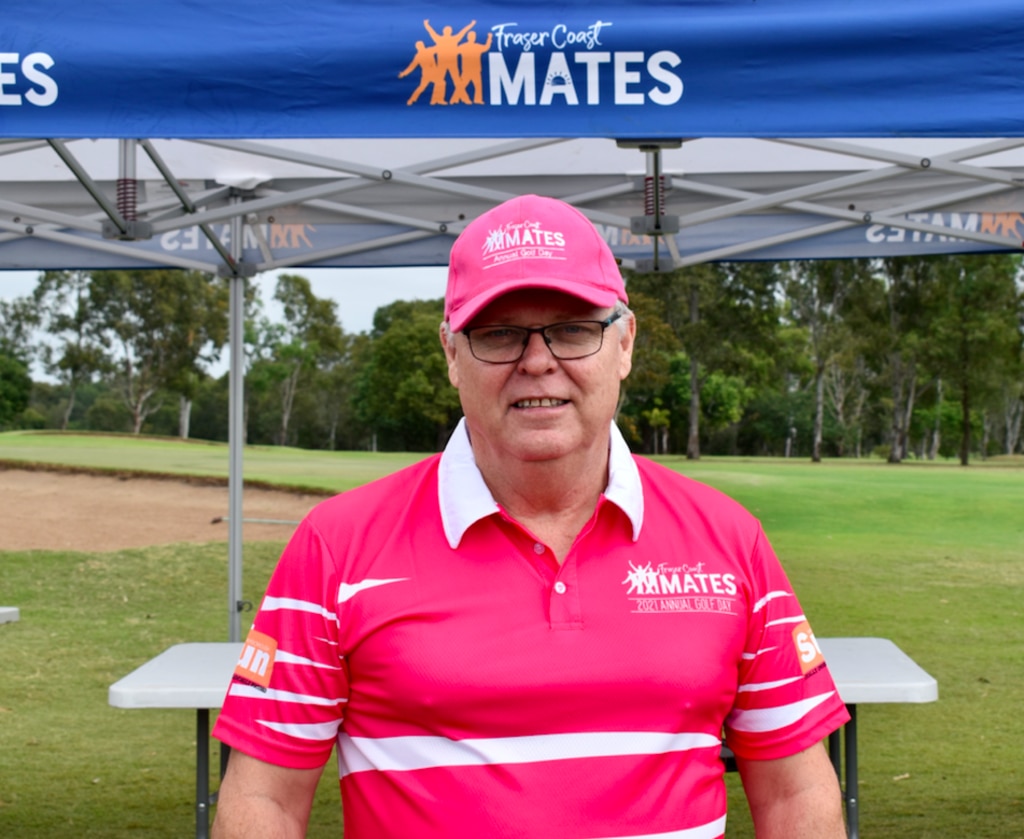 Fraser Coast Mates Committee member Peter Grumley. Picture: Isabella Magee