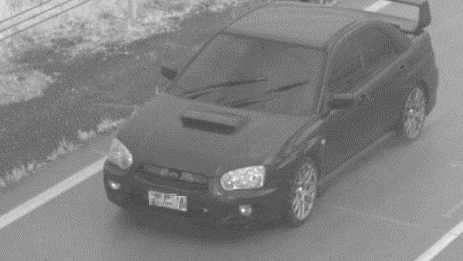 As part of their investigations, police released a CCTV image of a black-coloured Subaru believed to have been in the vicinity of Seven Oaks at the time of the alleged shooting.