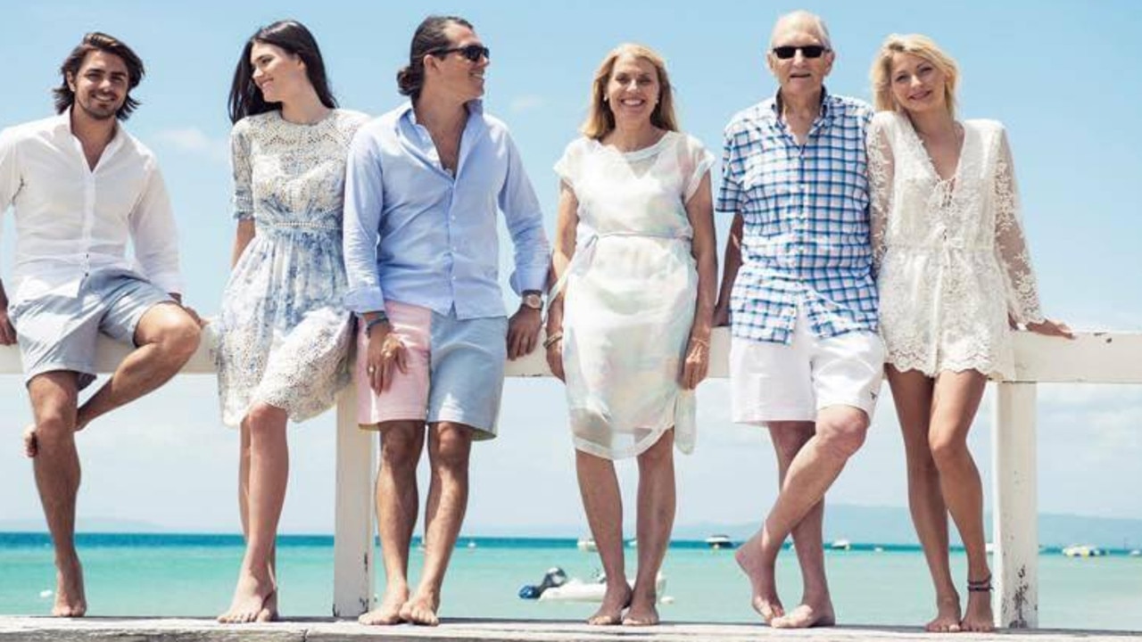 Melbourne man Damien Carew (third from left) with his family. Picture: Supplied
