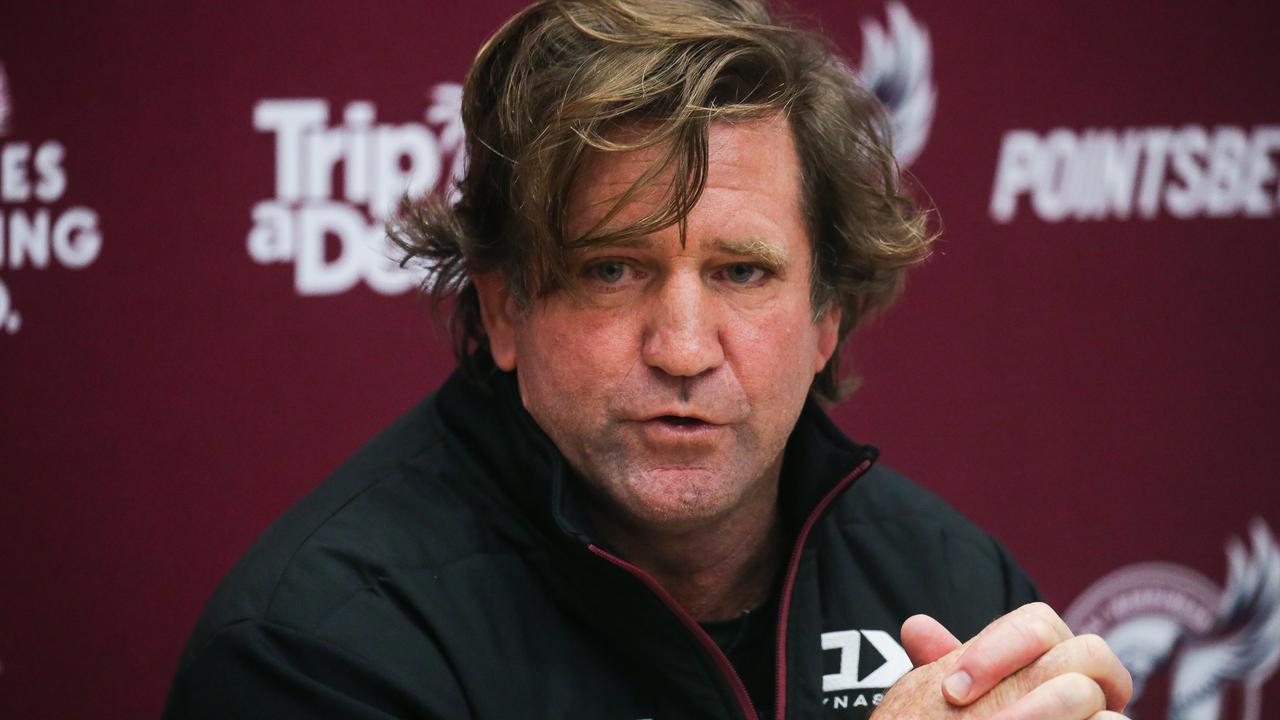 Des Hasler could have coached his final match for Manly. Picture: NCA Newswire / Gaye Gerard