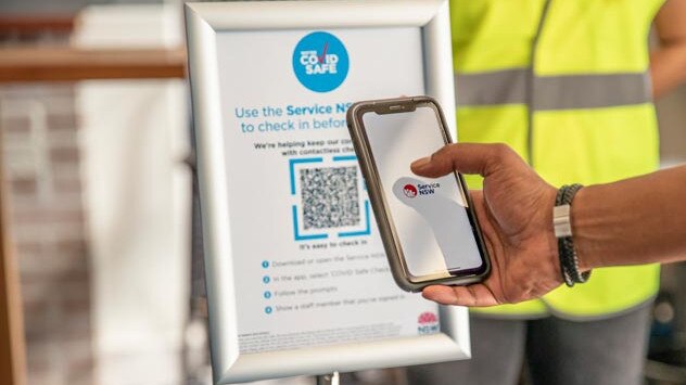 The Service NSW QR code crackdown starts on July 12. Picture: Supplied