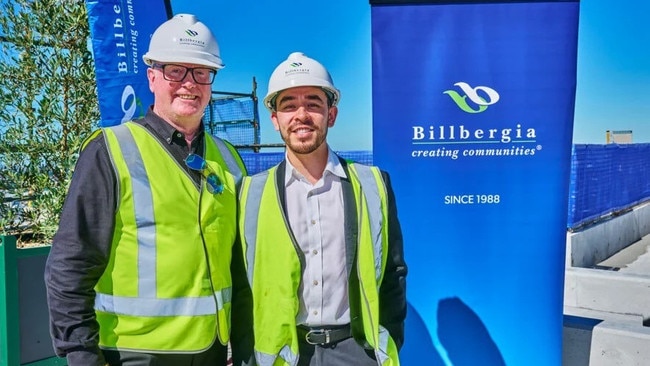 Billbergia development director Rick Graf and group director Joseph Kinsella.