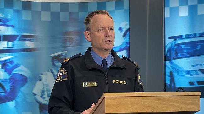 Tasmania Police Assistant Commissioner Adrian Bodnar. Picture: Genevieve Holding
