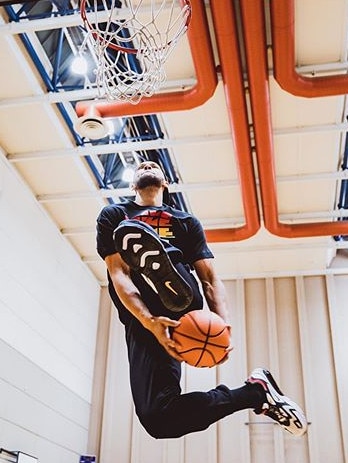 The NBA superstar in action. Picture: Adam McKay/Helping Hoops