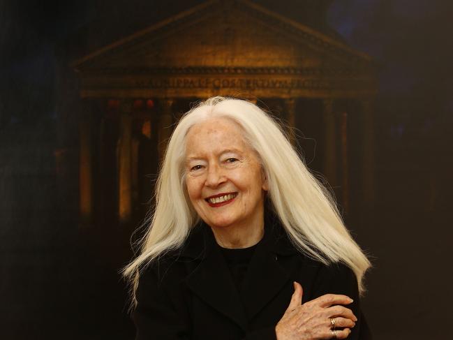 Roslyn Oxley in front of works by Bill Henson in her Roslyn Oxley Gallery in Paddington. Picture: John Appleyard