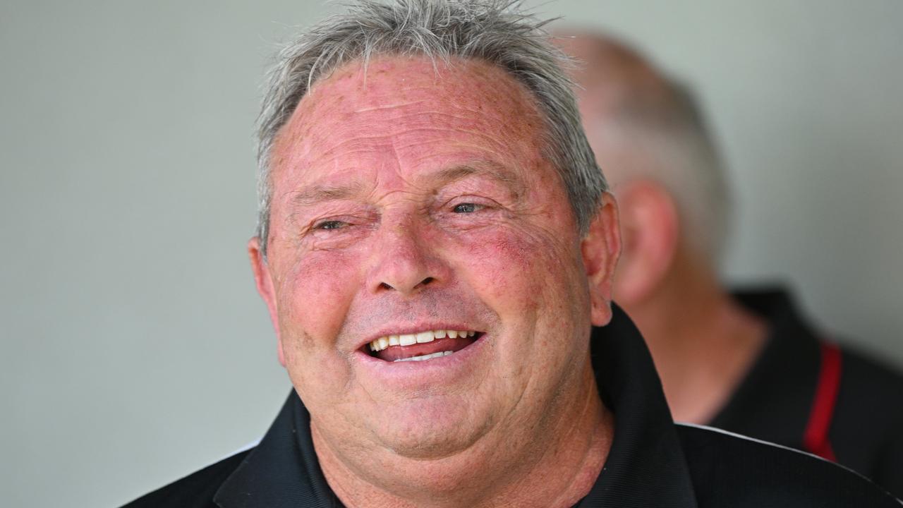 Robbie Laing earlier this year after training a winner at Mornington. Picture: Getty Images