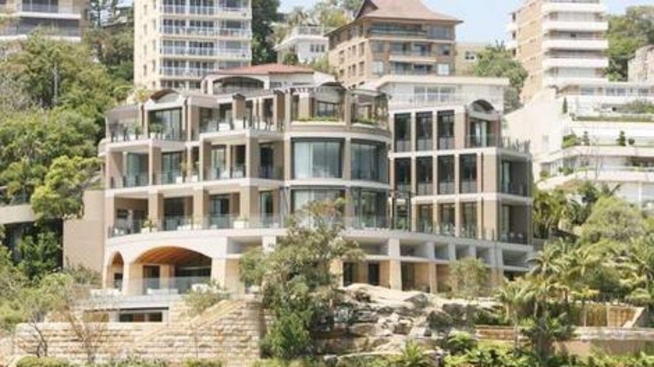 Entrepreneur and Aussie Home Loans founder 'Aussie' John Symond's Point Piper mega mansion is up for sale.