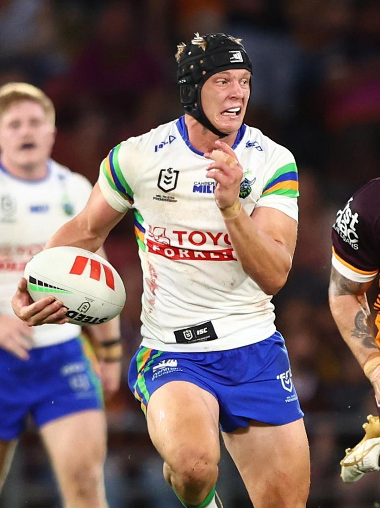 Former Raider Brad Schneider joined the club to provide depth in the halves. Picture: Getty Images