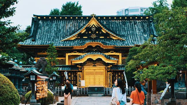 One of the temples within Ueno Park. Picture: Unsplash.com/juanbroullon