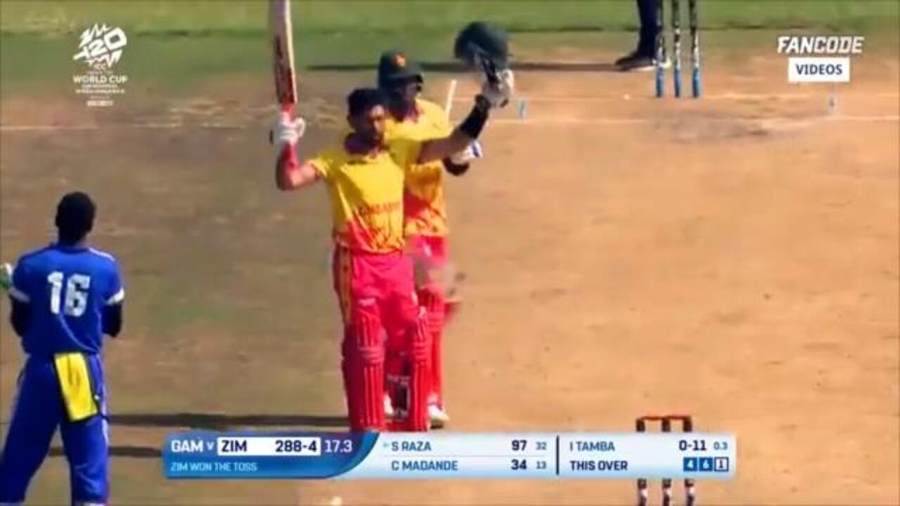 Records SMASHED as Zimbabwe score 344