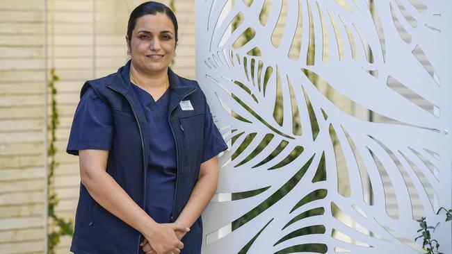 Despite being a nurse for many years Ms Kaur is not desensitised to death saying if a patients death doesn’t hurt she isn’t in the right place. Pic Roy Vandervergt