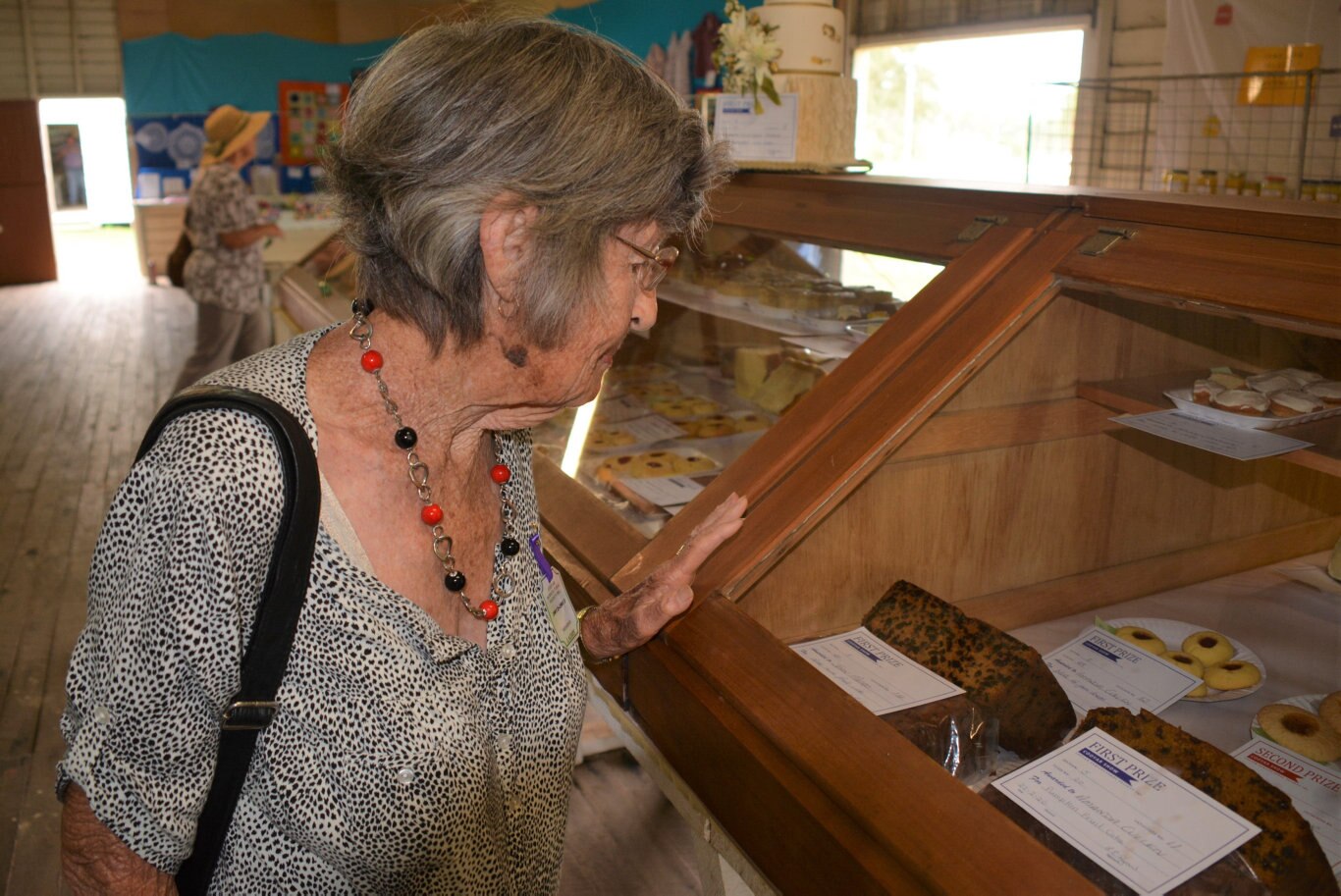 Joan Mead at the 71st annual Cooyar Show. Picture: Kate McCormack