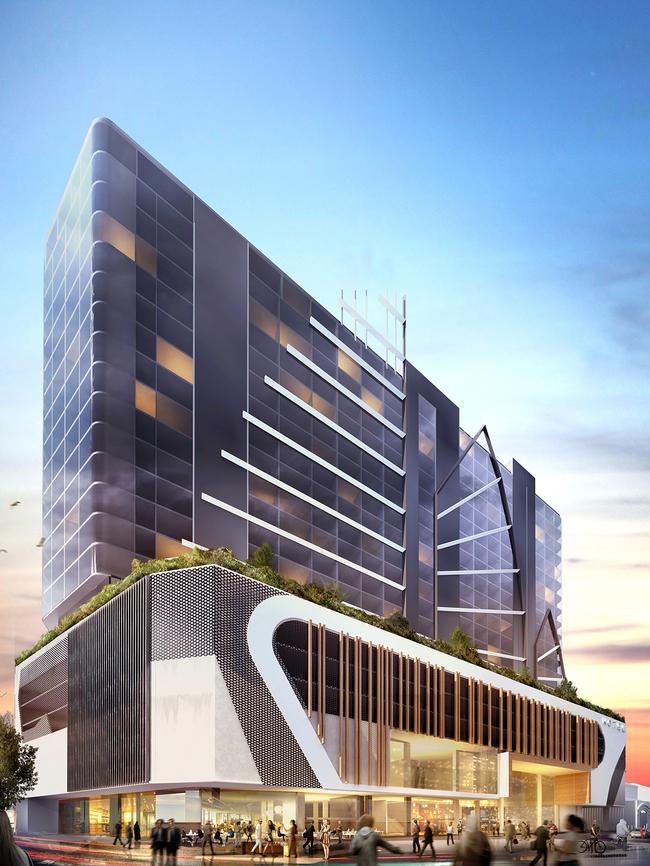 Proposed development at 2-6 Collins St, Hobart, by the Singapore-based Fragrance Group.