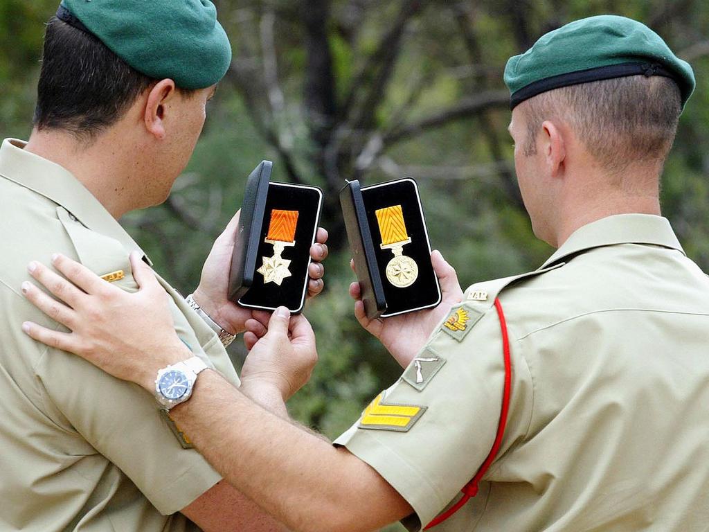 Up to 3000 soldiers face losing their medals following the damning report. Picture: AFP