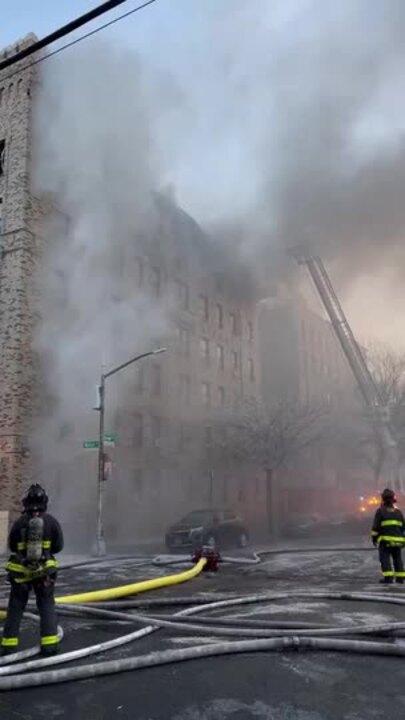 200 Firefighters Battle 5-Alarm Bronx Apartment Blaze