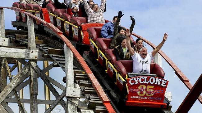 Malcolm Burt researches why rollercoasters exist | news.com.au ...