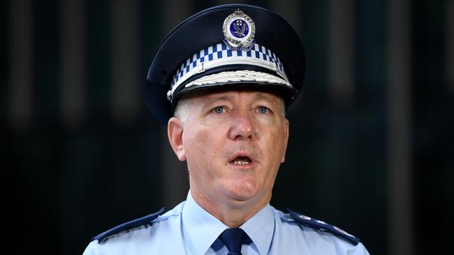 NSW Police Commissioner Mick Fuller. Picture: AAP.