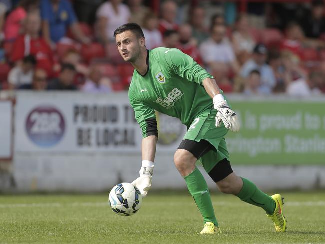 Alex Cisak of Burnley during a pre-season friendly between Accrington Stanley and Burnley in 2014. Picture: Malcolm Couzens/Getty