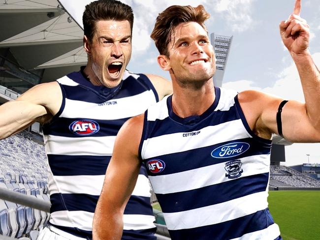 Where would the Jeremy Cameron/Tom Hawkins combo stack up against the great forward partnerships?