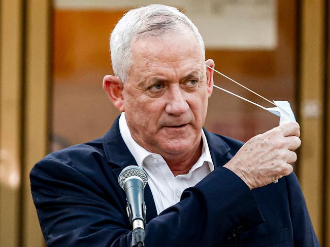 Benny Gantz, a member of Israel’s war cabinet, has sharply criticised Prime Minister Benjamin Netanyahu’s handling of the war in Gaza. Picture: AFP