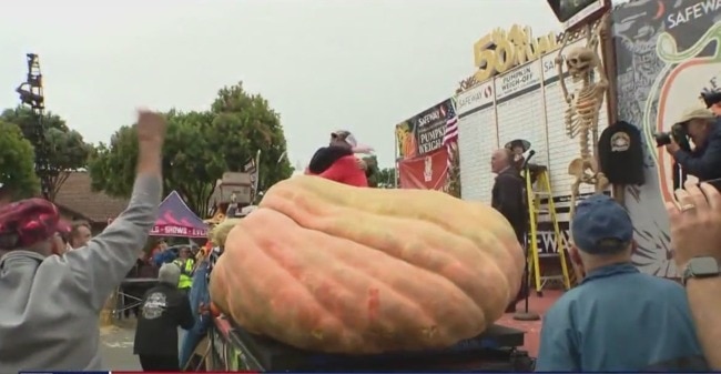 WOW! The World largest Pumpkin weighs what?