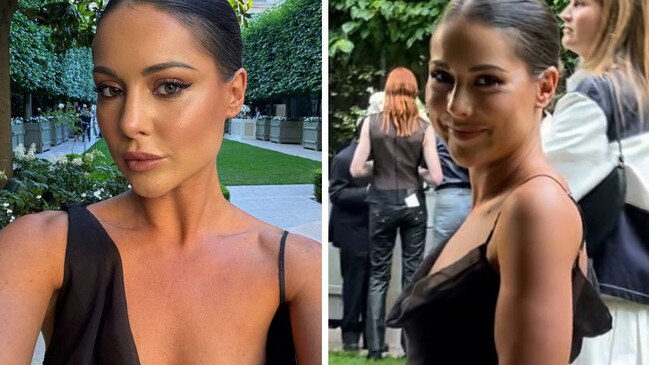 Reality star Louise Thompson praised for ‘naked dress’ detail. Picture: Instagram/LouiseThompson