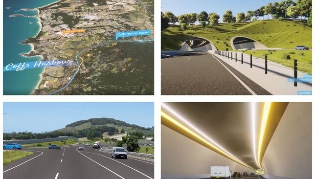 A virtual drive on the $1.2 billion Coffs Harbour Bypass.