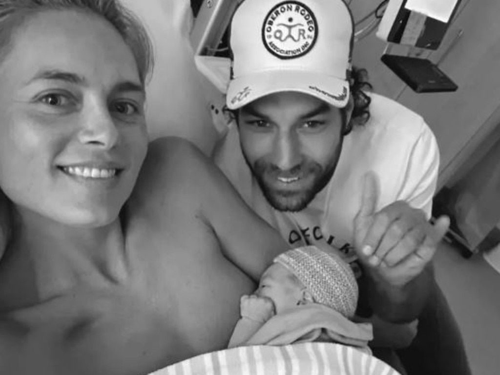 In a previous Instagram post, Schuler revealed her baby was 10 days overdue. Picture: Instagram/Kendal Schuler