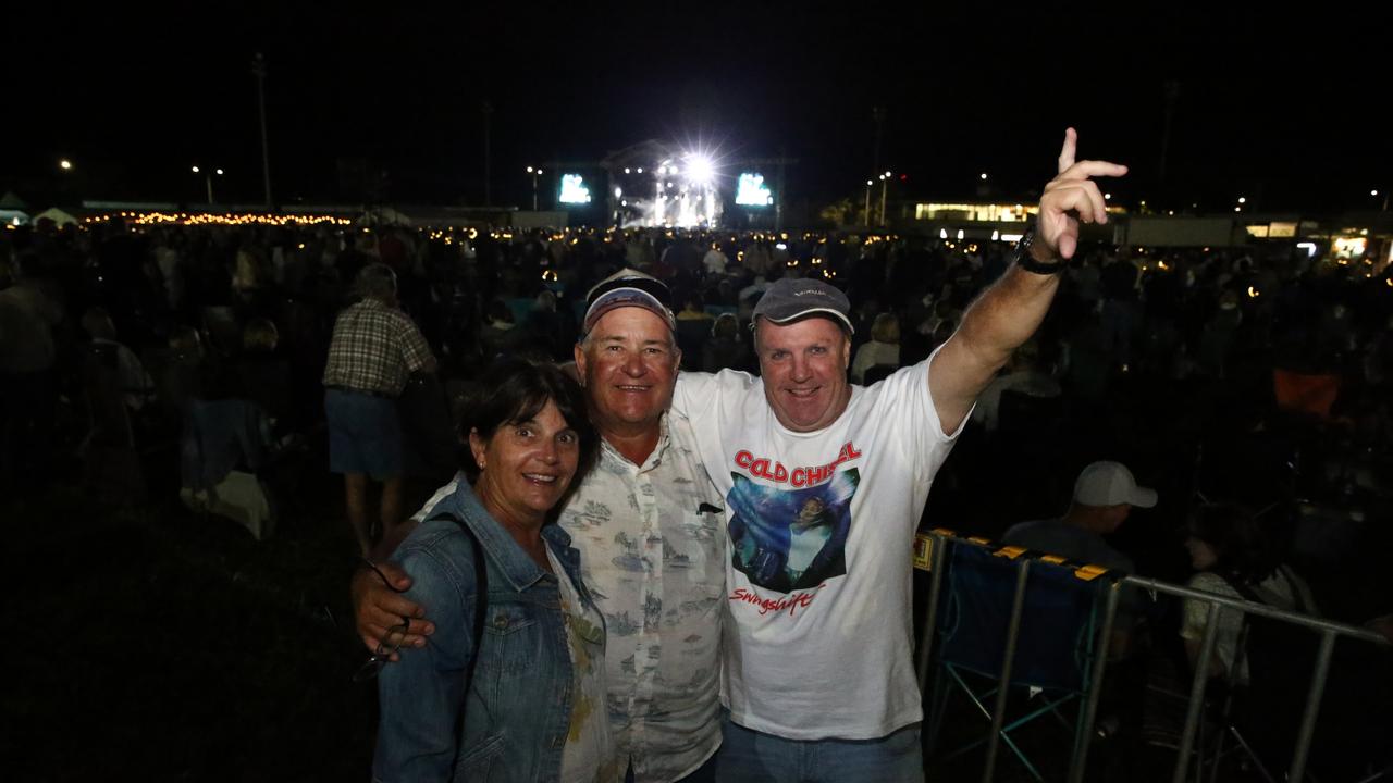 Sandra Althaus, Greg Codill and Homer Althus. Picture: Peter Carruthers