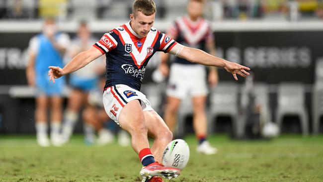 Whiz kid Sam Walker slots the match winner. Picture: Getty Images