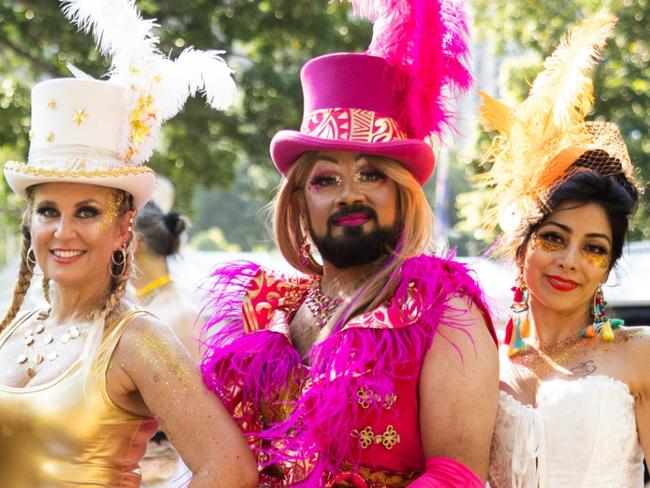 SYDNEY, AUSTRALIA - NewsWire Photos - March 1, 2025: Colours of our community at The Sydney Gay and Lesbian Mardi Gras. Picture: NewsWire / Ben Symons