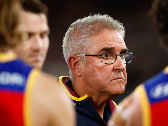 Lions coach Chris Fagan says he’s ‘not guilty of racism or cultural insensitivity’. Picture: Dylan Burns/AFL Photos via Getty Images