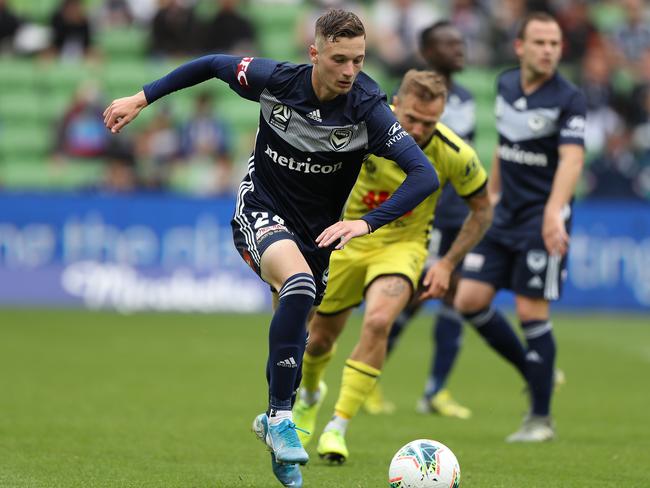 Victory’s Anthony Lesiotis has been superb in a makeshift right-back role. Picture: Getty Images