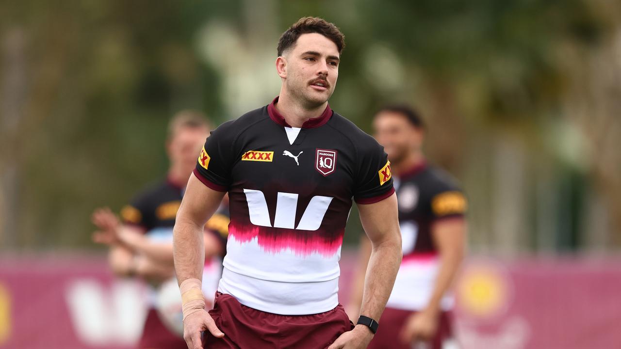 Trent Loiero during a Queensland State of Origin Training Session at Sanctuary Cove on June 22, 2024. Picture: Chris Hyde/Getty Images.