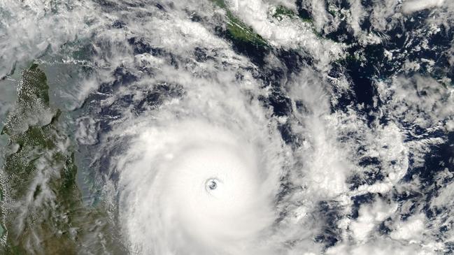 Stock image of cyclone graphic.