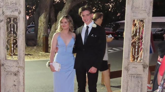 Karri Jones and Mason Mclaren at the Hervey Bay State High School formal.