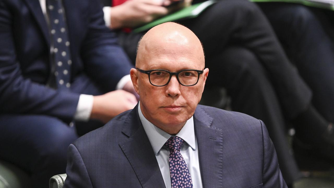 Peter Dutton says if the Coalition wins the next election and the Voice referendum fails, he would hold another one to constitutionally enshrine Indigenous recognition. Picture: NCA NewsWire / Martin Ollman