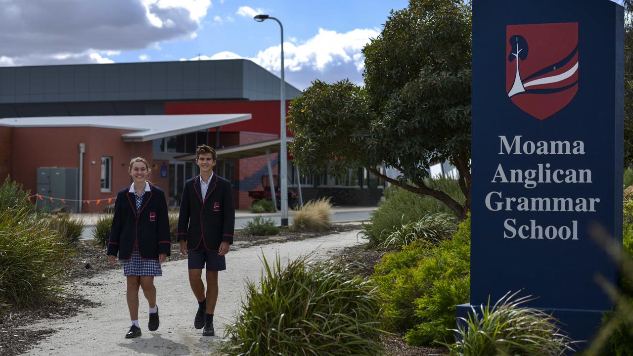 Moama Anglican Grammar school. Picture: Dannika Bonser