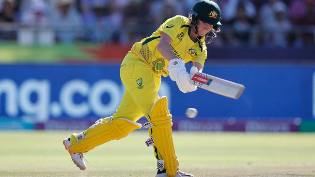 Beth Mooney was player of the match. Picture: Marco Longari / AFP