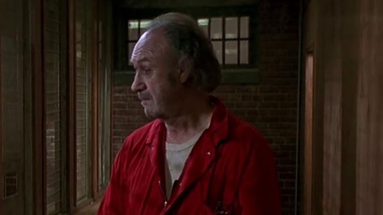 #57: Sam Cayhall in The Chamber (1996) - Hackman plays a Klansman who is on death row for bombing a civil rights lawyer’s office, but his grandson, who is fresh out of law school finds facts that may spare his grandfather’s life.