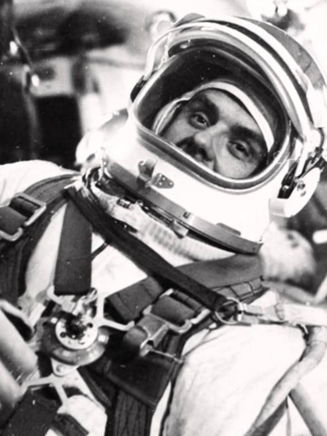 Vladimir Komarov in the Soyuz 1 in 1967.