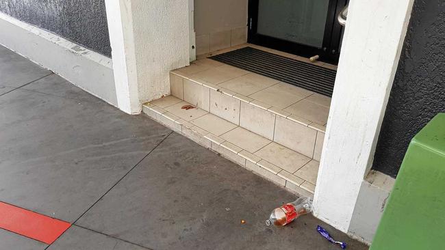 The lack of public toilets in Bell Street is causing people to use the street and shop entrances as a toilet. Picture: Darren Hallesy