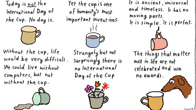 Leunig cartoon "The Cup".