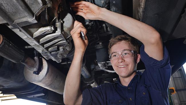 Fancy a new working opportunity in the Gympie region? There are plenty of new offers available right now. Pictured is Brian Wynn, full time apprentice at Polleys coaches in Gympie.