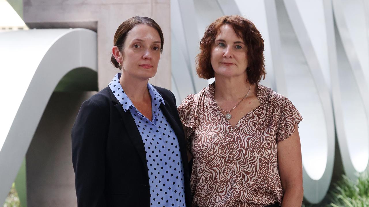 Susie Forte and Senior Constable Cath Nielsen. Picture: Liam Kidston