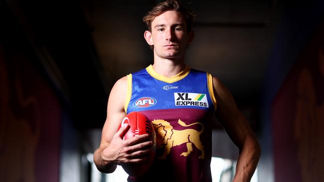 Harris Andrews will play his 100th career game in Round 3. Picture: Getty