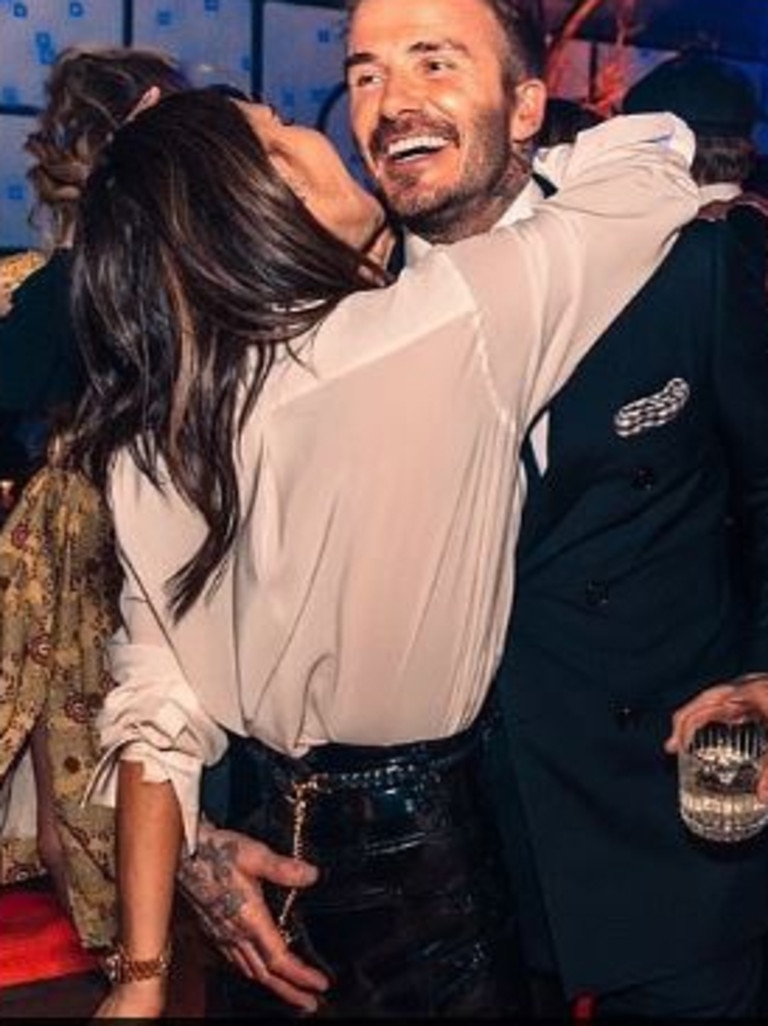 David and Victoria Beckham at son Brooklyn's 21st. Picture: Instagram