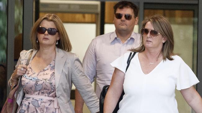 Marilyn Burdon’s children Rebecca, Nicholas and Natalie Burdon were left without their mother after Charles Bisucci’s horror act. Picture: NCA NewsWire / David Geraghty