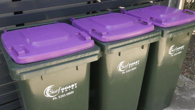 Locals are being encouraged to put their bins out early to make the earlier collection time. Picture: Supplied.